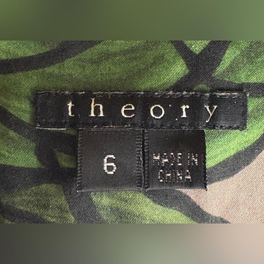 Theory Floral Patterned Skirt Size 6 - Picture 5 of 7